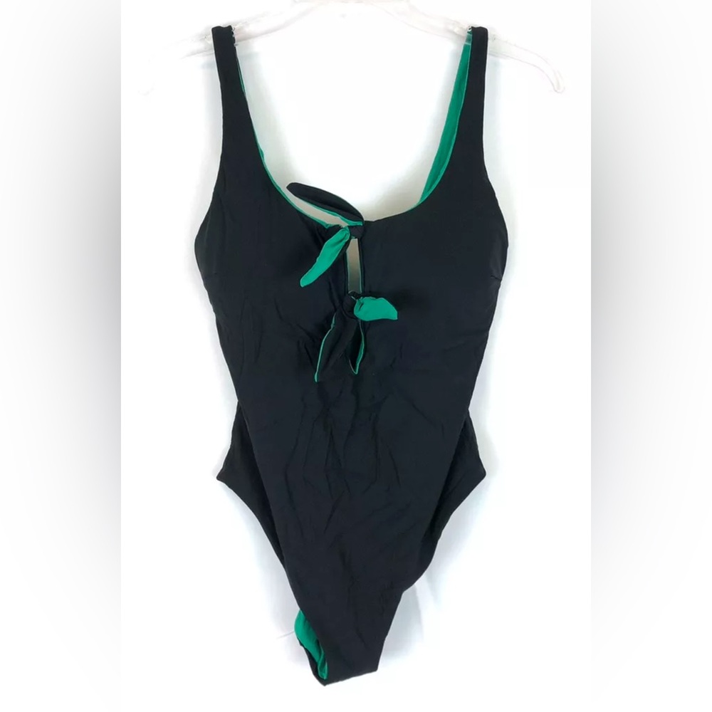 Kate Spade Women’s Solid Reversible Black Green O… - image 1